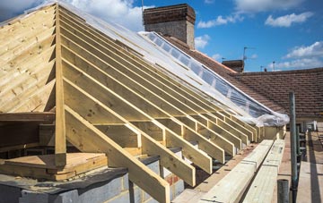 wooden roof trusses Kaimrig End, Scottish Borders